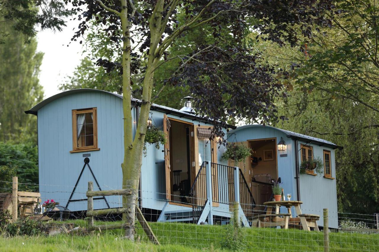 Upper Gelli Luxury Holiday Lodge, Converted Dairy & Cosy Shepherds Huts Welshpool Buitenkant foto